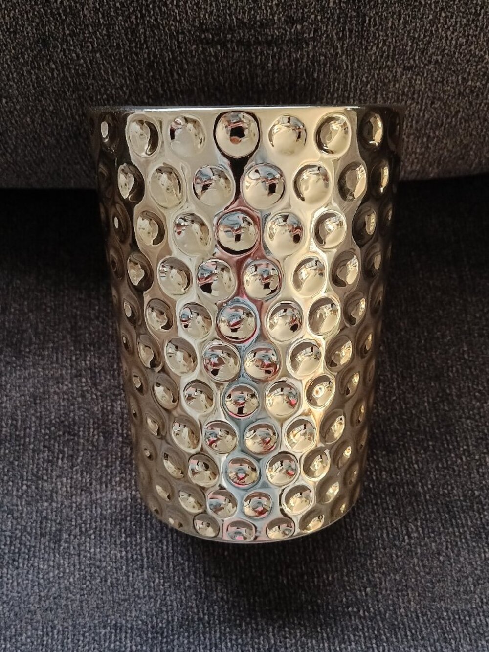 Hammered Gold Vase (Medium)